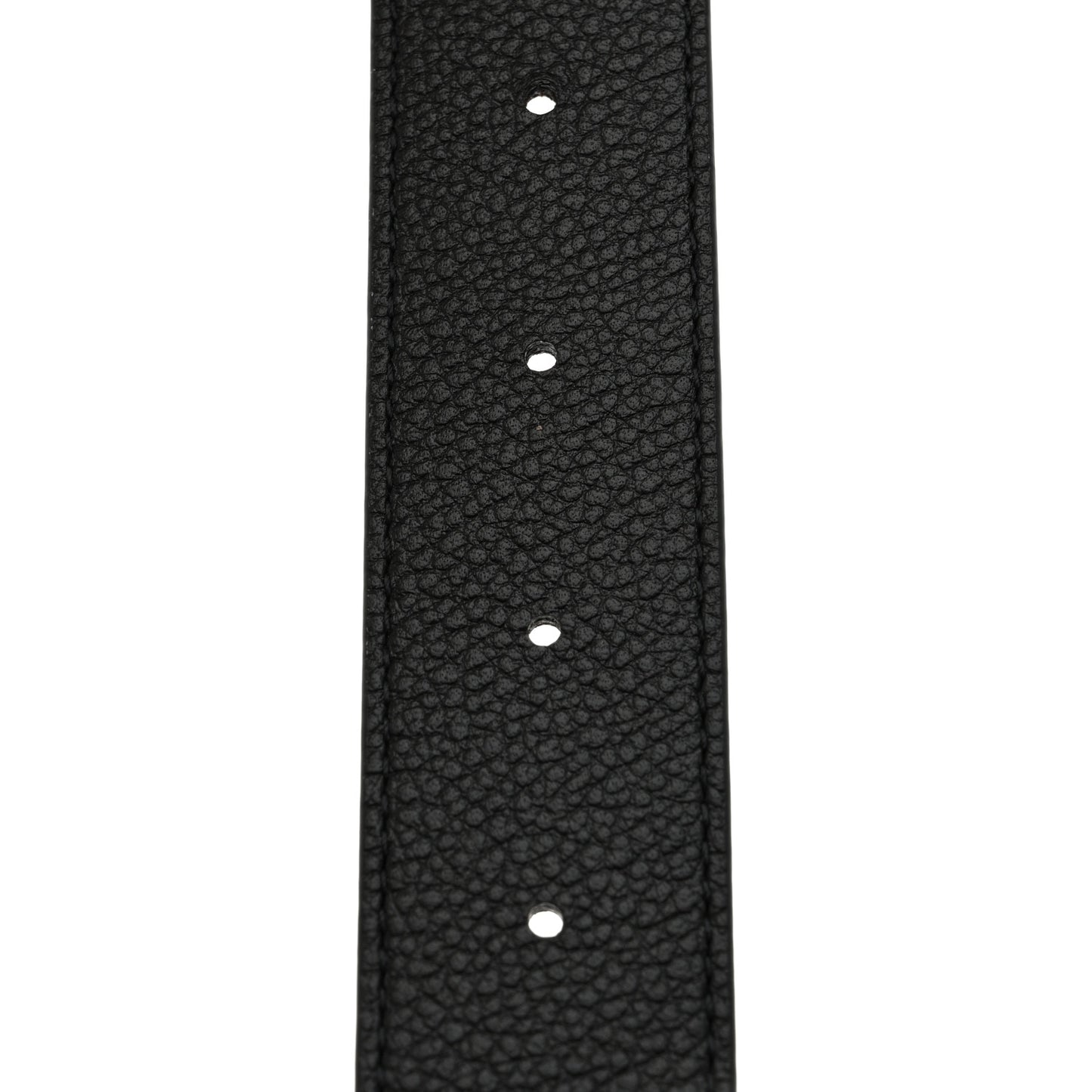 Calfskin Monogram 30mm LV Initiales Reversible Belt 85 34 Black