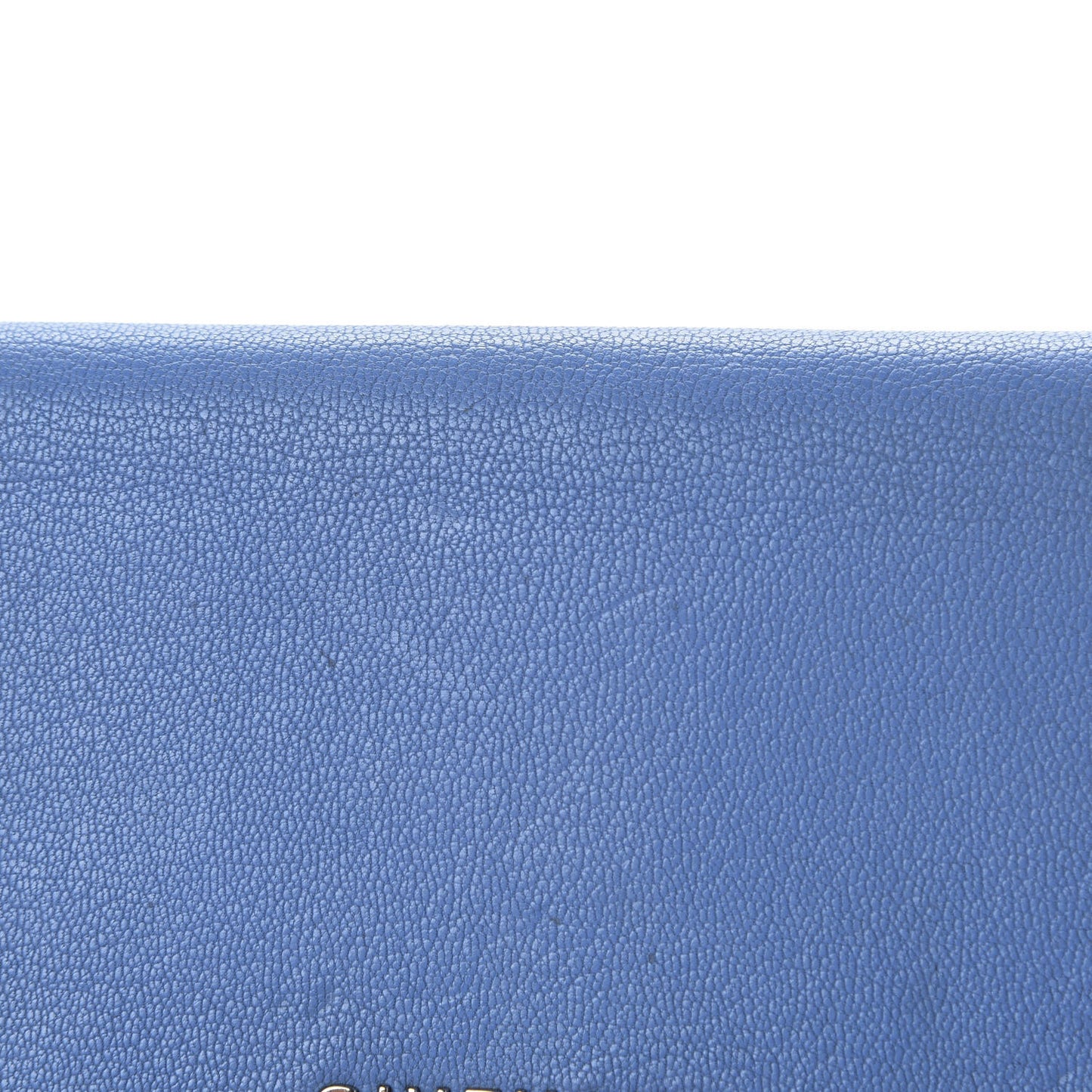 Sugar Goatskin Pandora Chain Wallet Blue