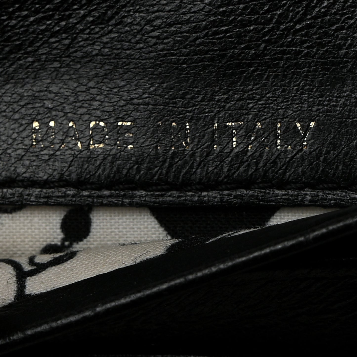 Lambskin Quilted CC Compact Bifold Wallet Black