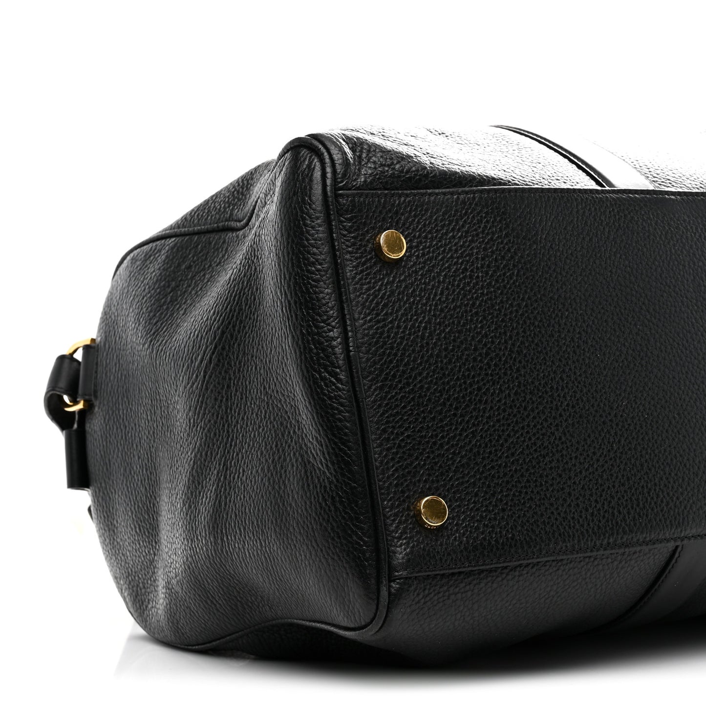 Calfskin Buckley Duffle Bag Black