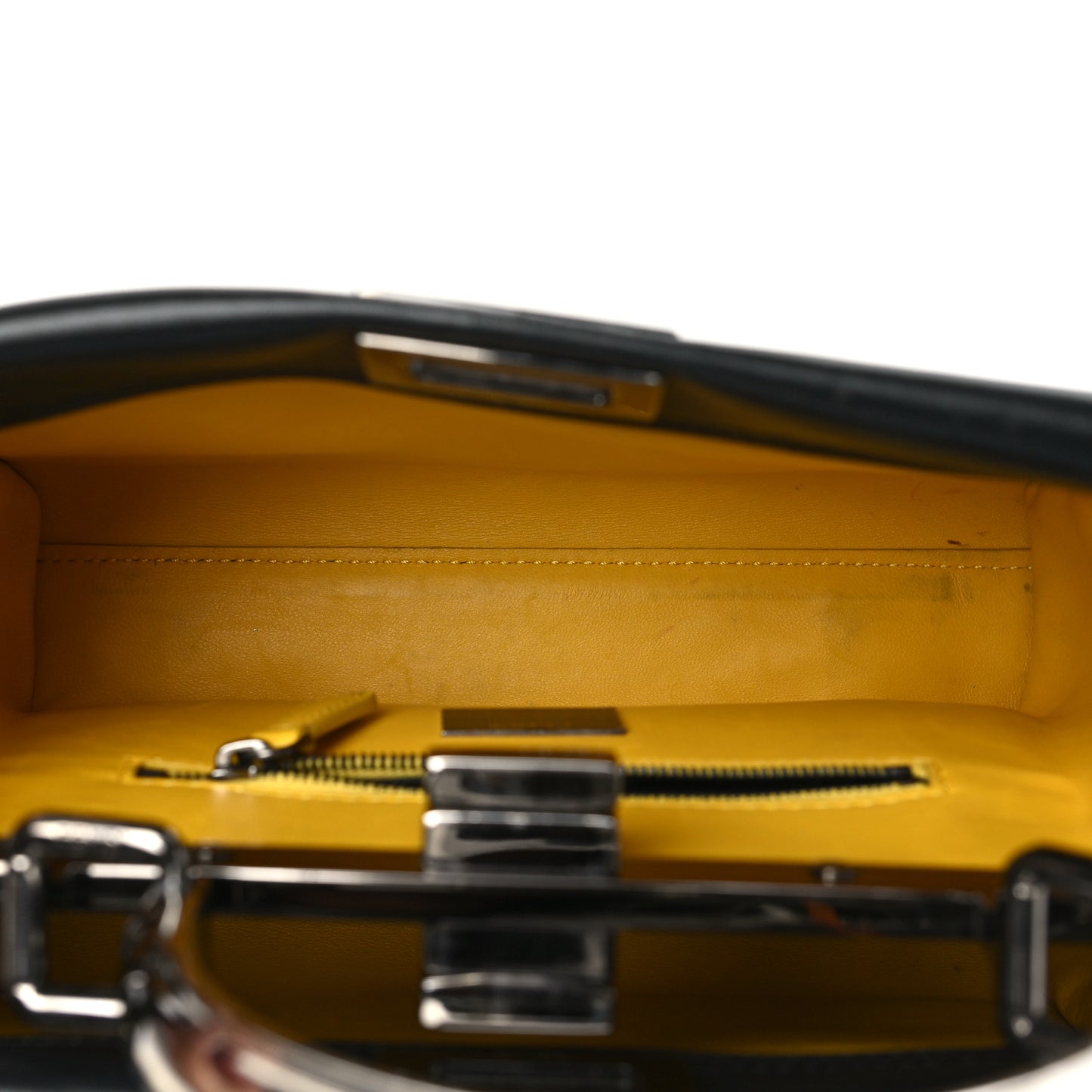 Nappa FF Mini Peekaboo Iconic Satchel Black Sunflower