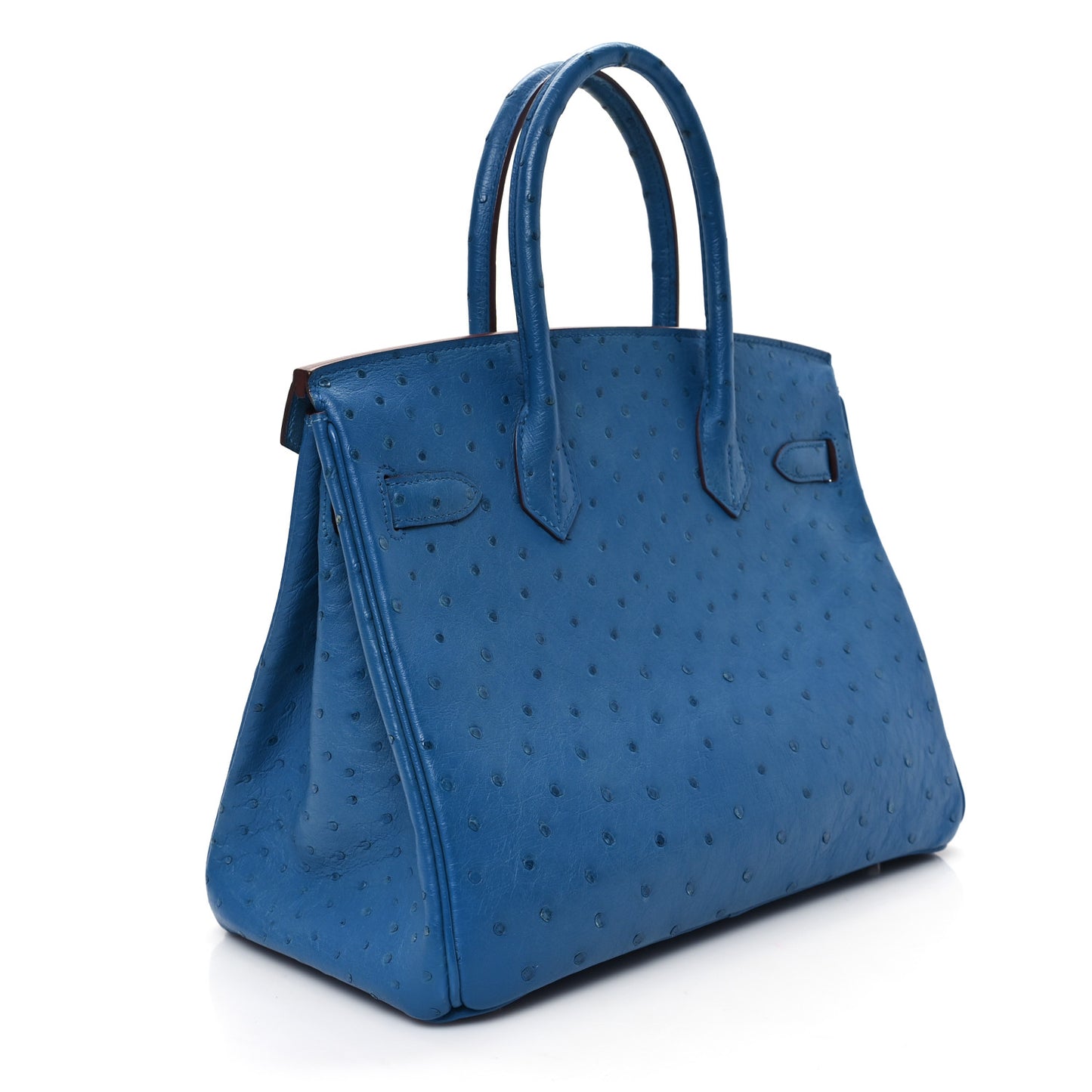 Ostrich Birkin 30 Mykonos