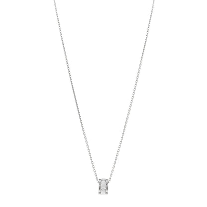 Chanel 18K White Gold Ceramic Ultra Pendant Necklace White 1 of 4