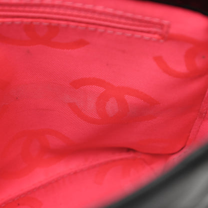 Chanel Calfskin Quilted Medium Cambon Tote Black White 13 of 17