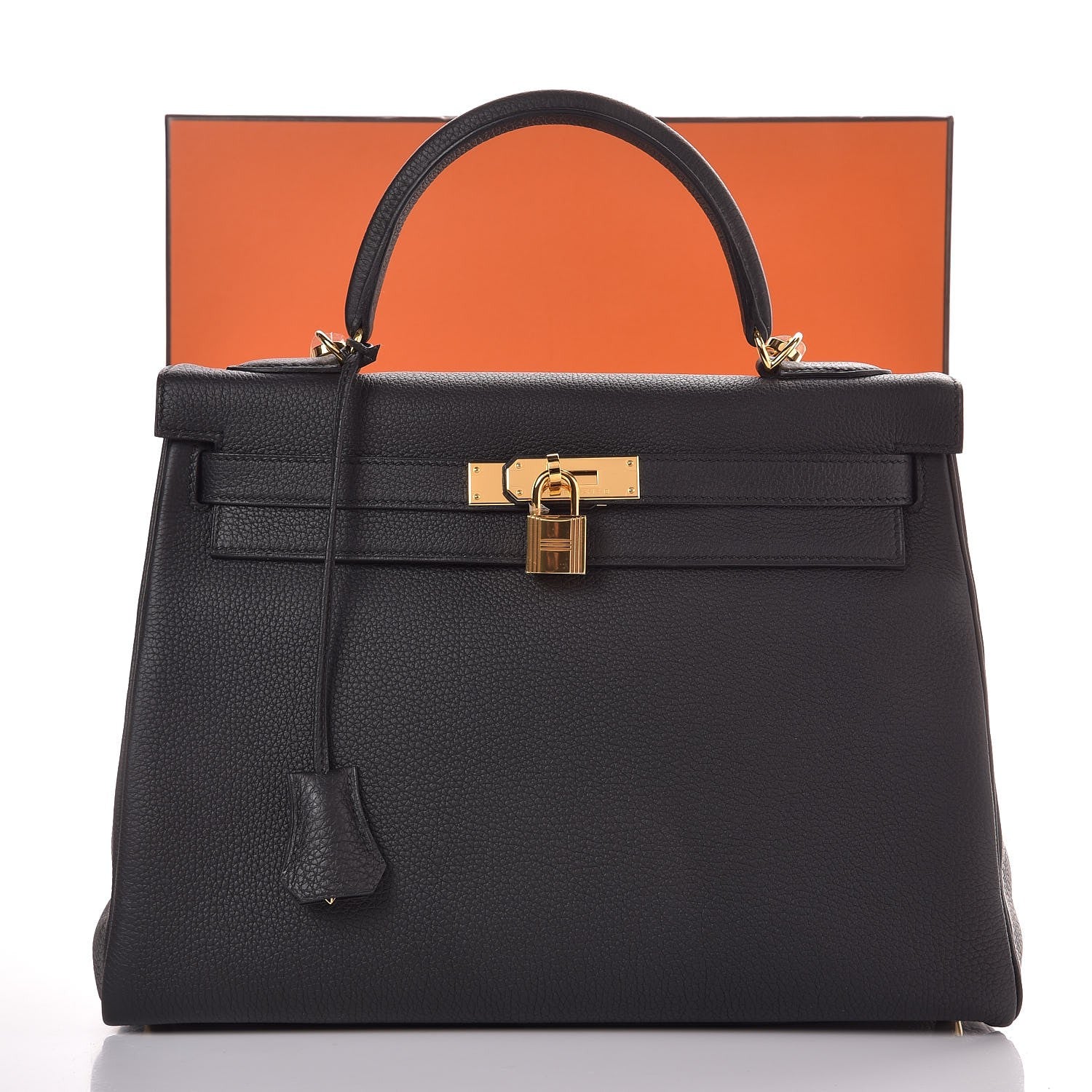 Hermes Togo Kelly Retourne 32 Black 38 of 38