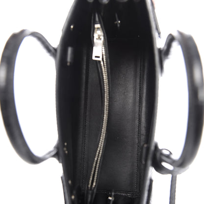Saint Laurent Calfskin Crocodile Embossed Baby Sac De Jour Black 5 of 12