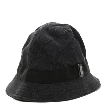 Gucci Monogram Bucket Hat XL Black 1 of 8