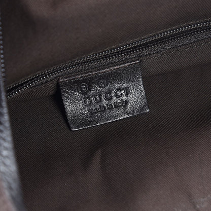 Gucci Nylon Monogram Hobo Dark Brown 6 of 7