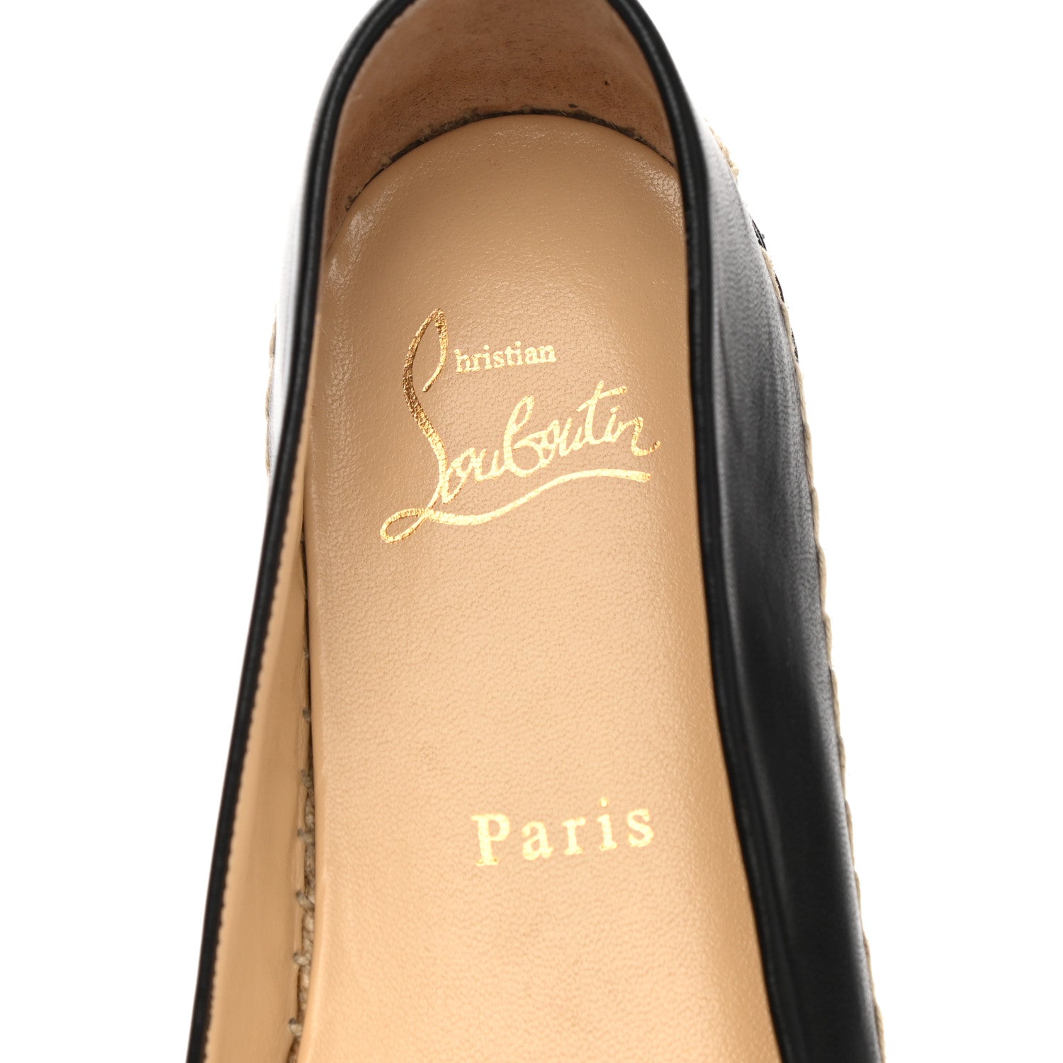 Christian Louboutin Nappa Aliochette Espadrilles 38 Black 8 of 11