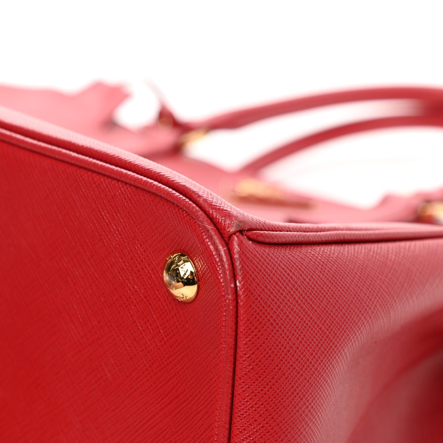 Saffiano Medium Galleria Double Zip Tote Fuoco
