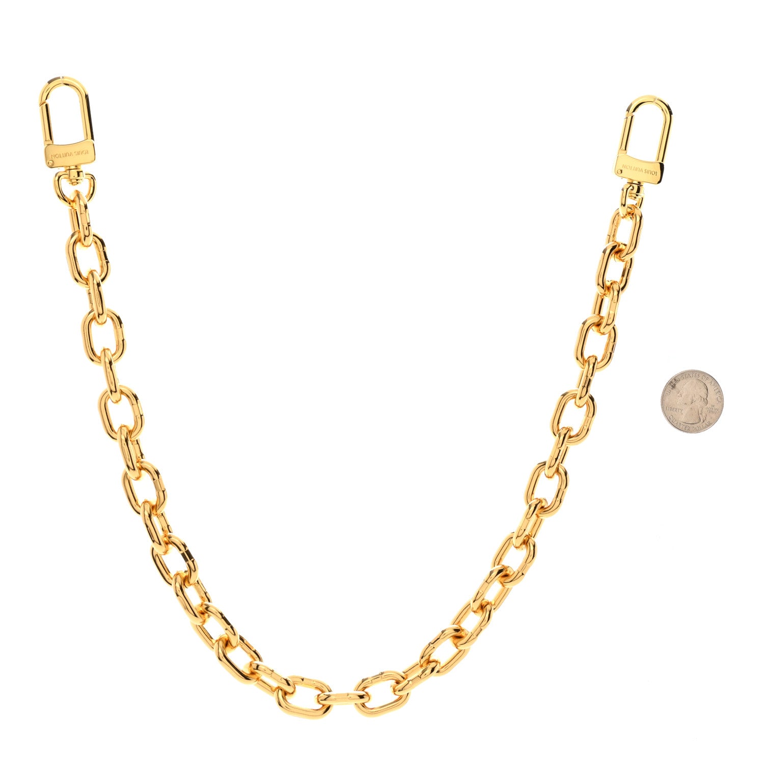 Louis Vuitton Pochette Metis East West Chain Strap Gold 2 of 3