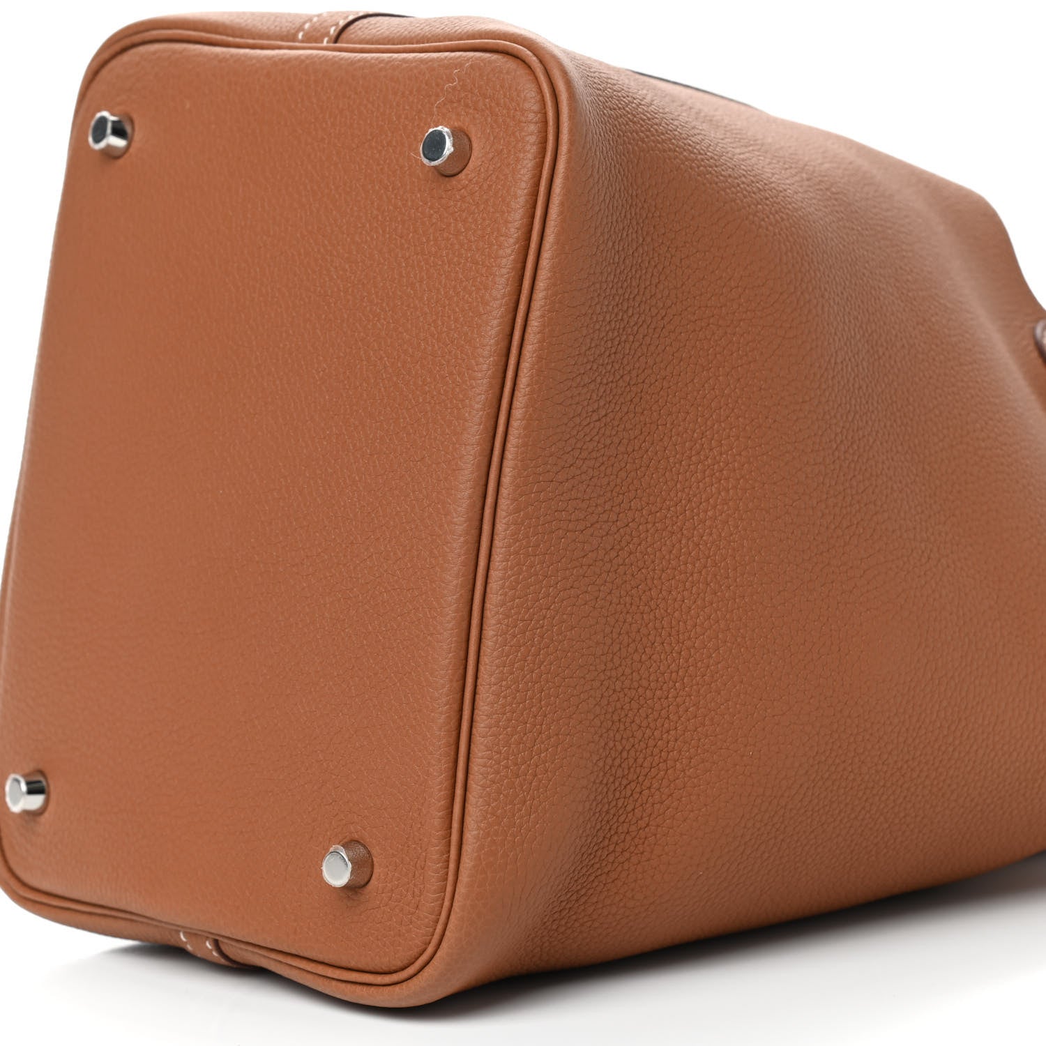 Hermes Taurillon Clemence Picotin Lock 22 MM Gold 9 of 9