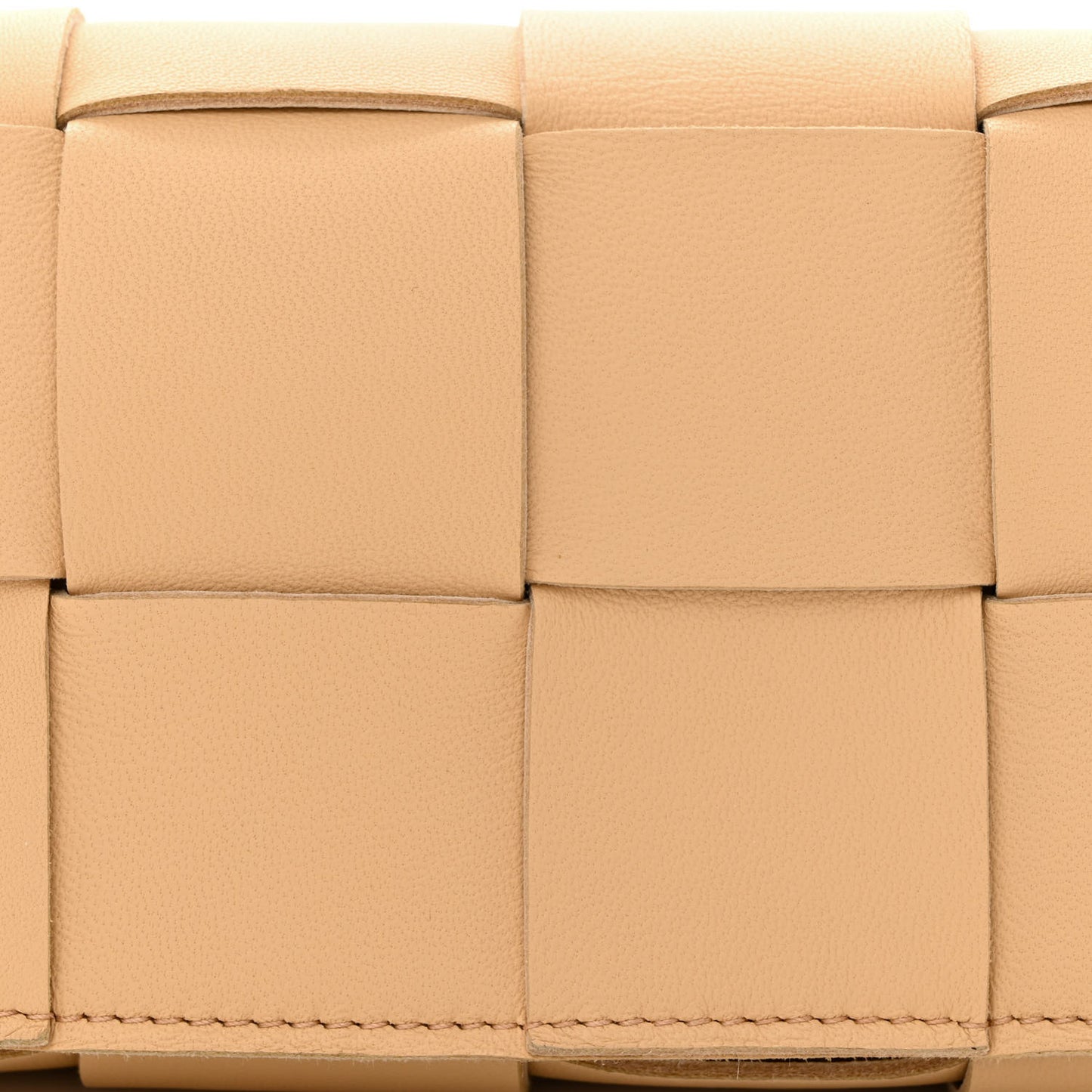 Nappa Maxi Intreccio The Belt Cassette Bag Almond