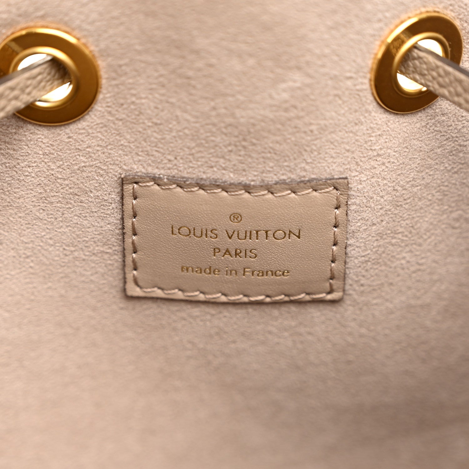 Louis Vuitton Empreinte Monogram Giant Neonoe MM Tourterelle Creme 7 of 10