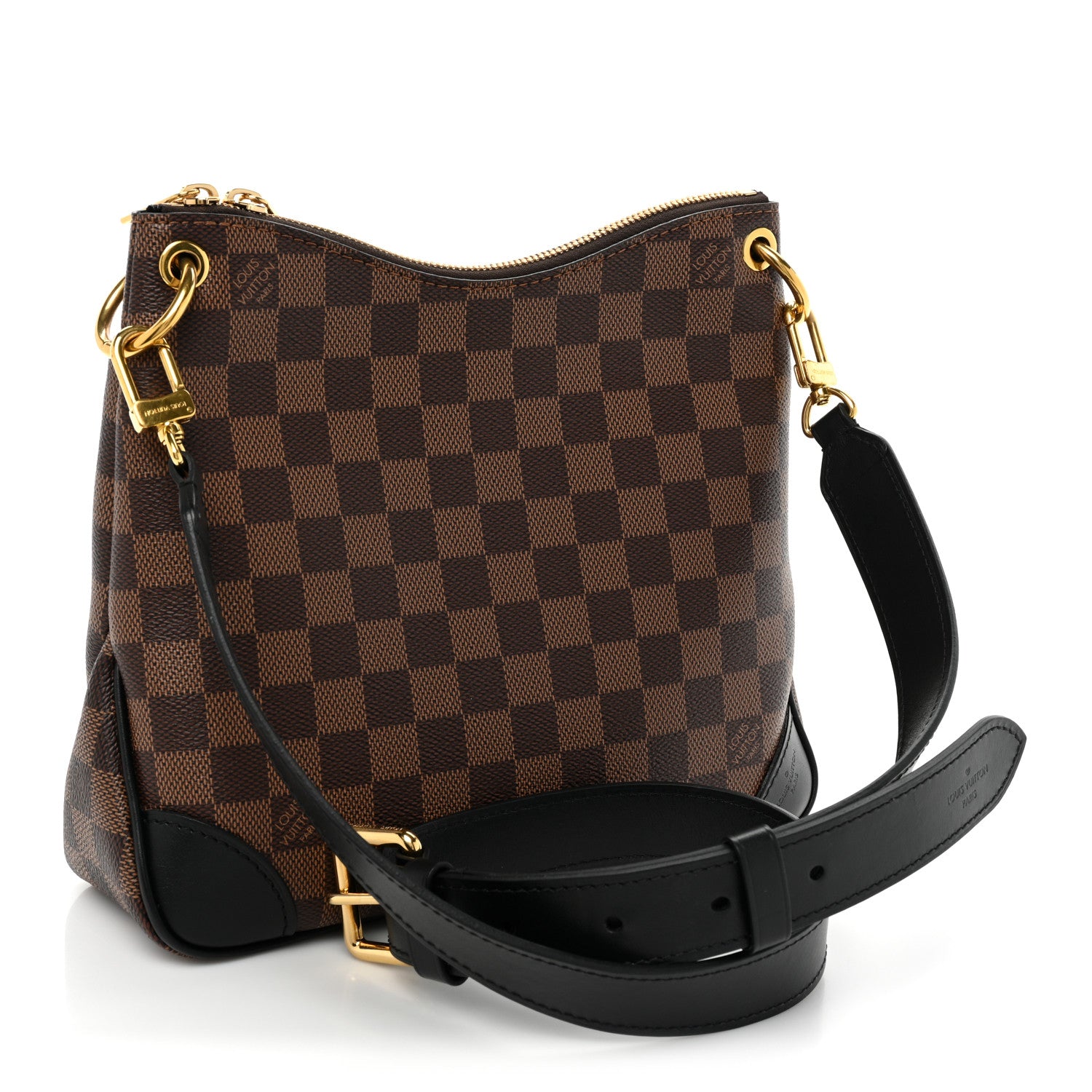Louis Vuitton Damier Ebene Odeon PM Black 3 of 12