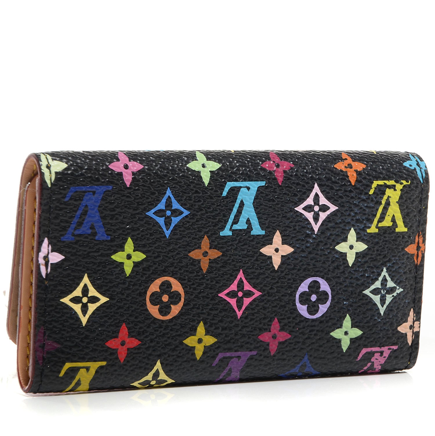 Louis Vuitton Monogram Multicolor Multicles 4 Key Holder Black 3 of 7