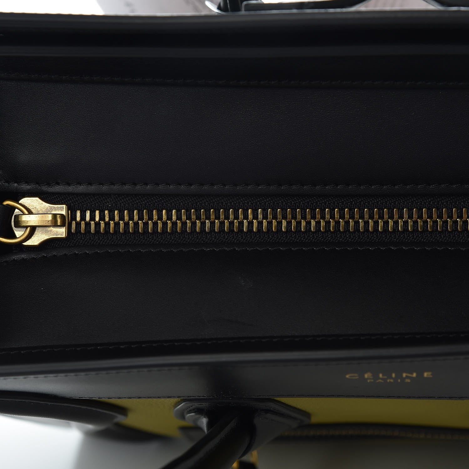 Celine Baby Grained Calfskin Nubuck Micro Tri-Color Luggage Olive 10 of 10
