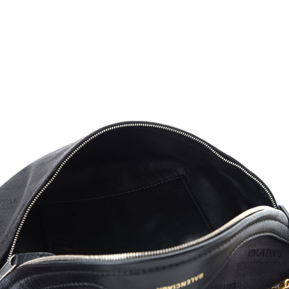 Balenciaga Canvas Jacquard Diagonal Allover Logo XS Souvenir Belt Bag Black 6 of 11