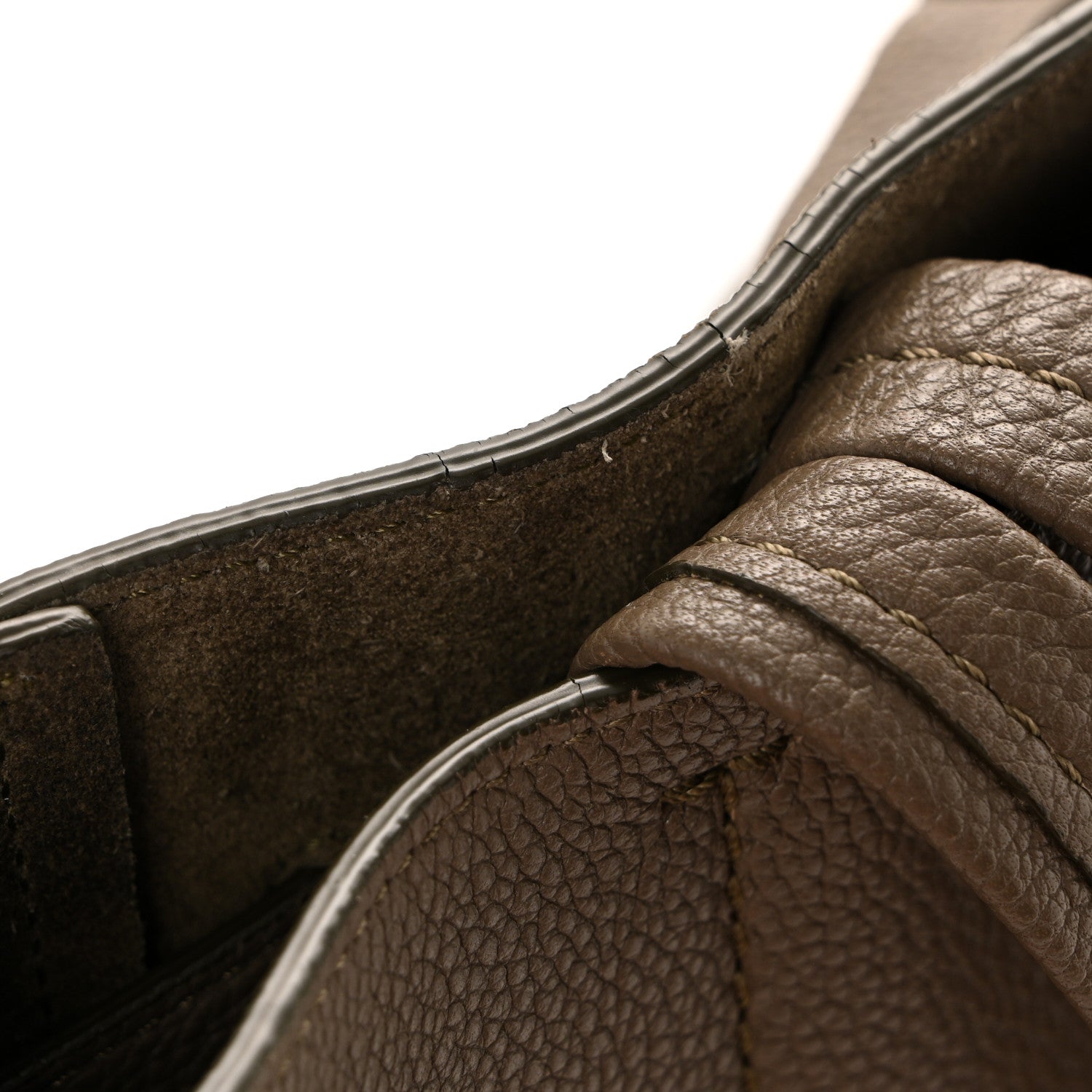 Celine Soft Grained Calfskin Small Belt Cabas Phantom Taupe 11 of 11