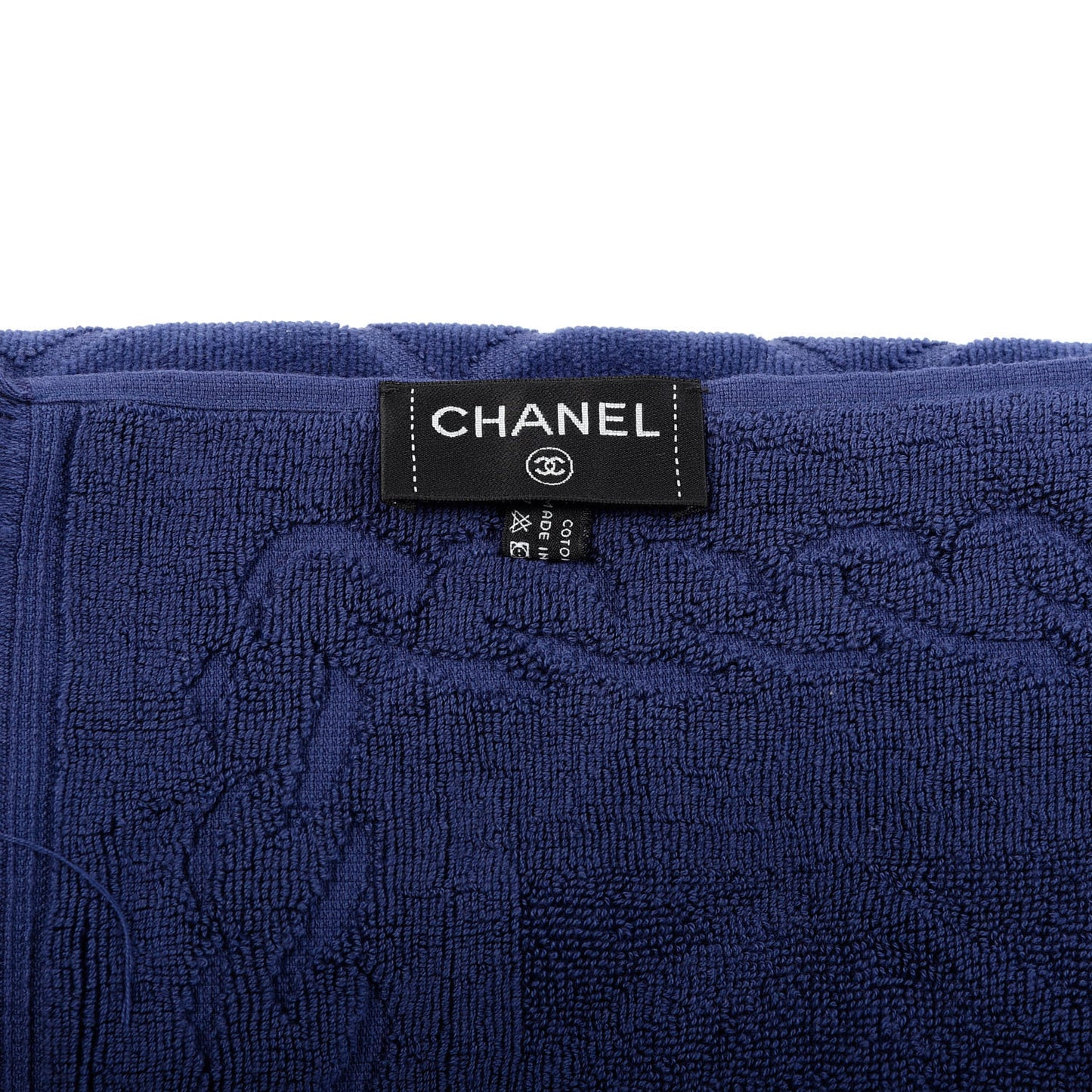 Terry Cotton CC Beach Towel Blue