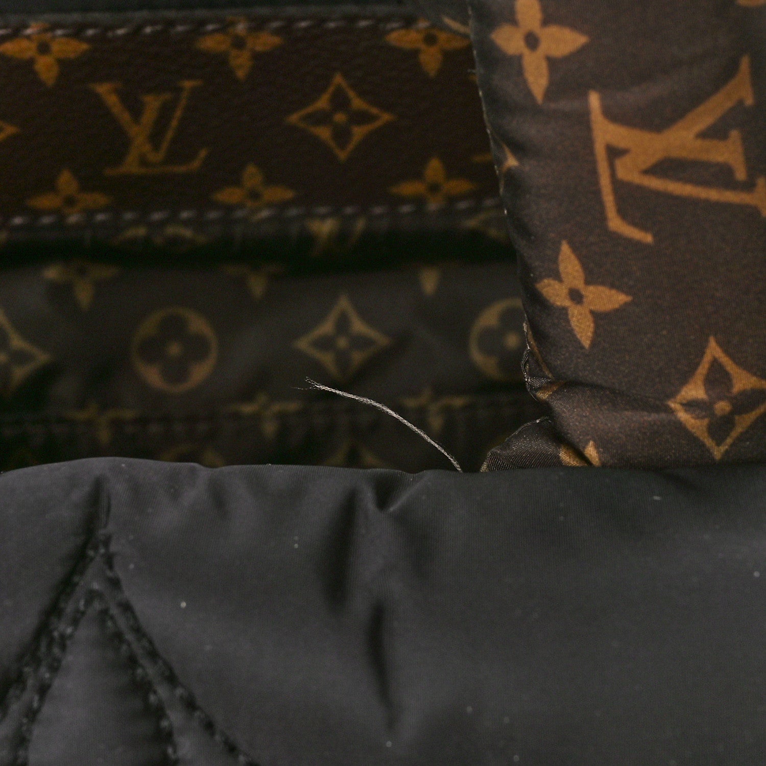Louis Vuitton Econyl Monogram Pillow Giant Onthego MM Black 9 of 9