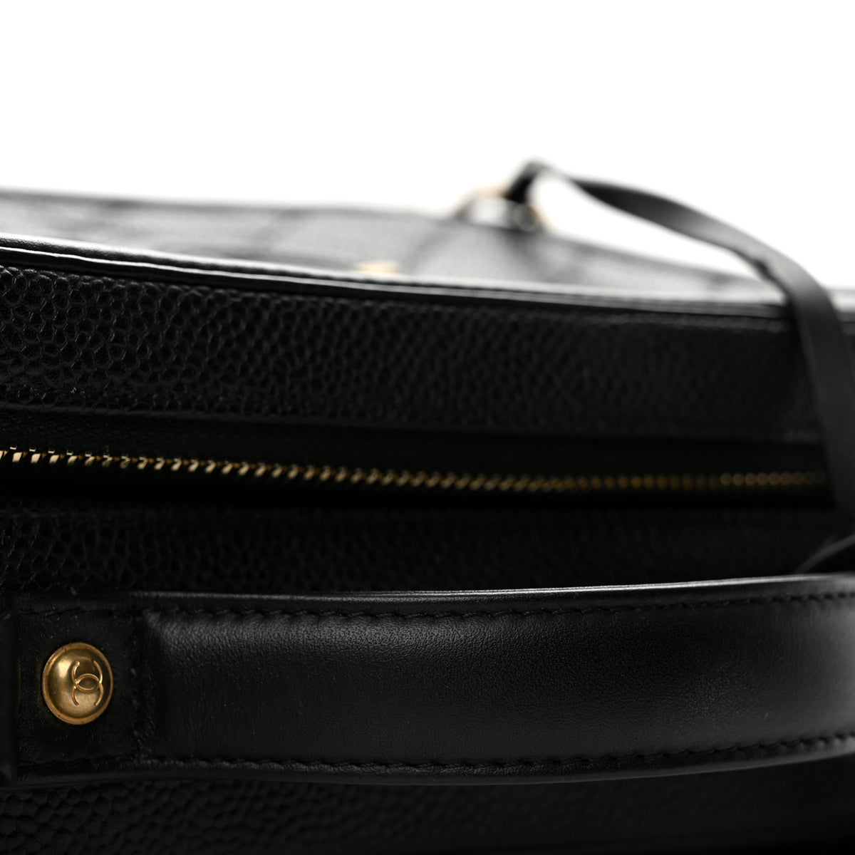 Chanel Caviar Quilted Medium CC Filigree Vanity Case Black 13 of 14