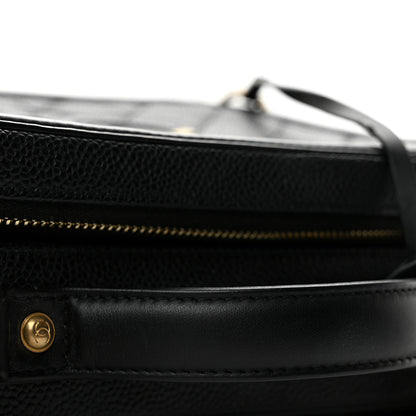 Chanel Caviar Quilted Medium CC Filigree Vanity Case Black 13 of 14