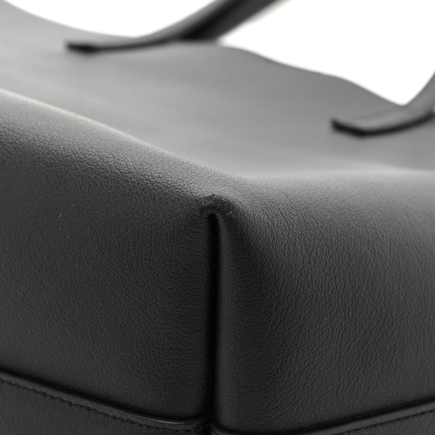 Saint Laurent Calfskin Large Shopping Tote Black 12 of 16