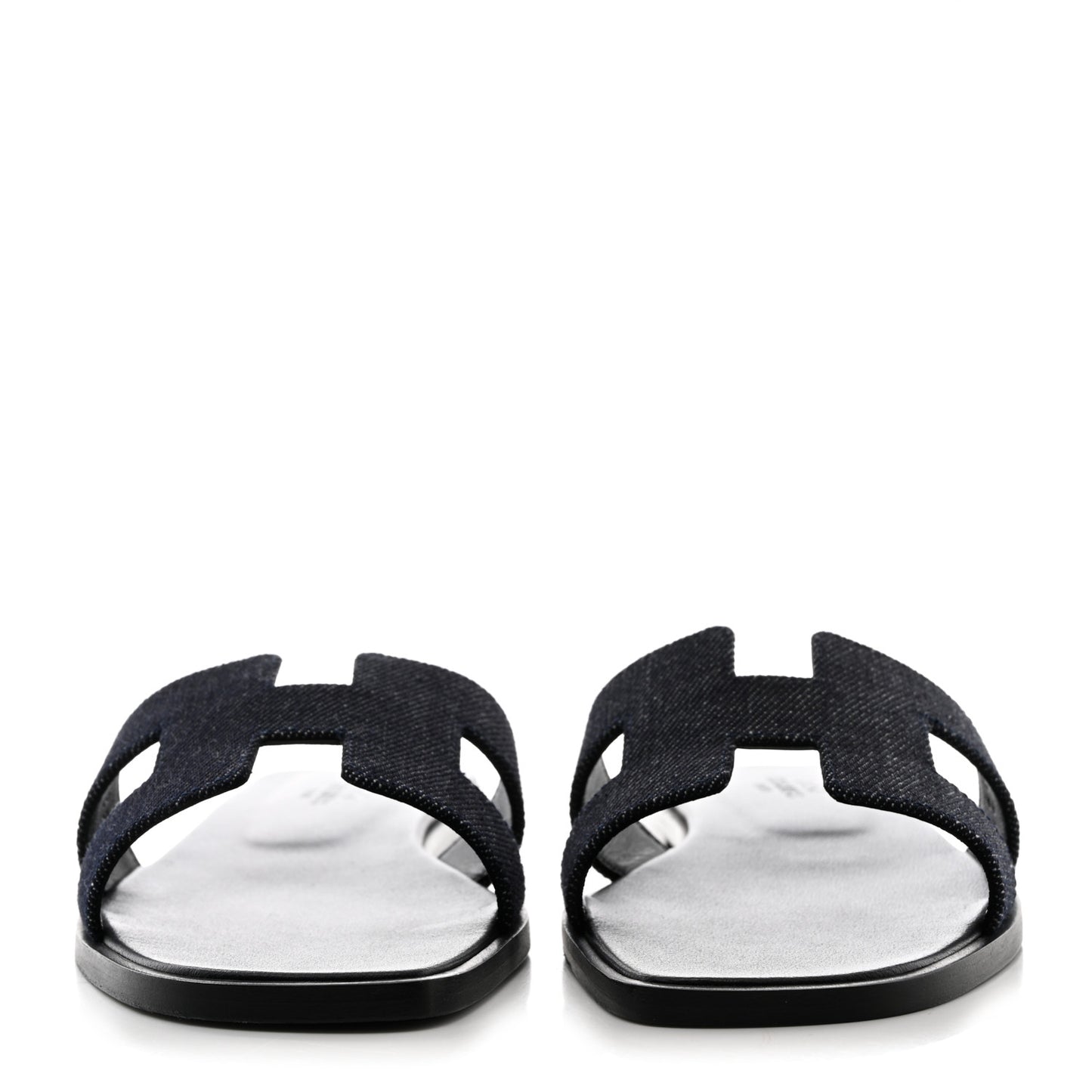 Denim Canvas Oran Sandals 36.5 Bleu Brut