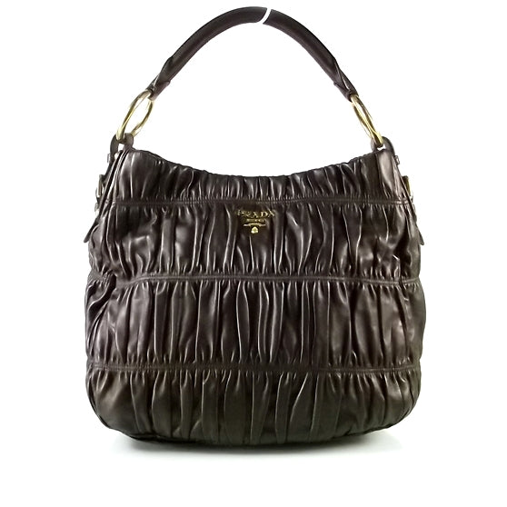 Nappa Gaufre Hobo Caffe Brown