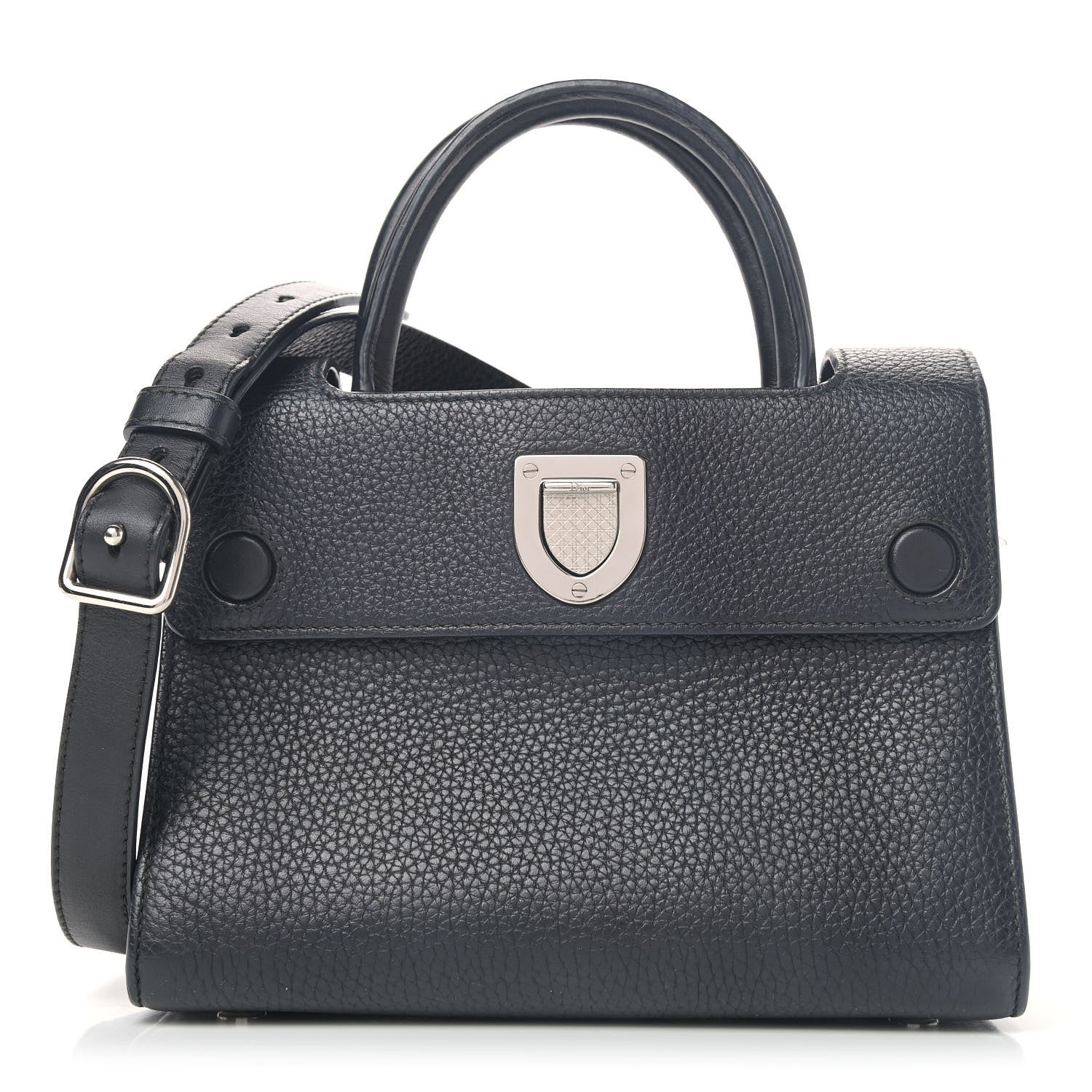 Christian Dior Grained Calfskin Mini Diorever Flap Black 1 of 5