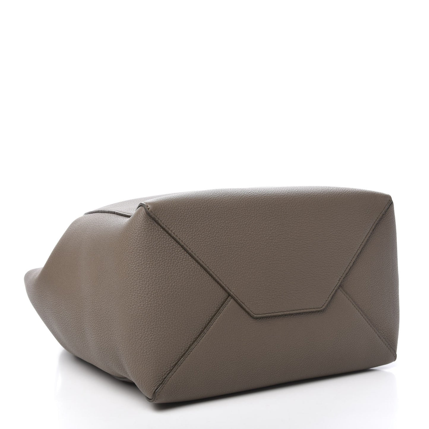 Soft Grained Calfskin Small Belt Cabas Phantom Taupe