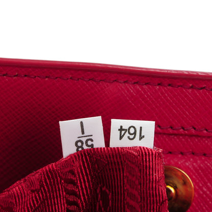 Prada Saffiano Lux Medium Tote Peonia 7 of 8