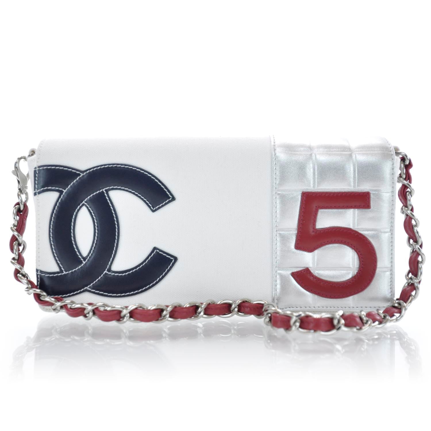 Chanel N°5 Foil Quilted Flap Bag 1 of 9