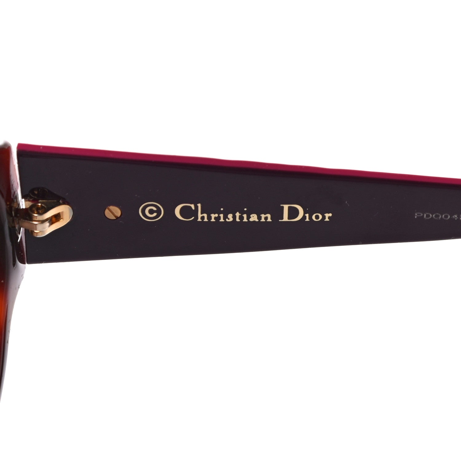 Christian Dior Resin Cannage Lady Dior 2 Sunglasses Havana Pink 5 of 10