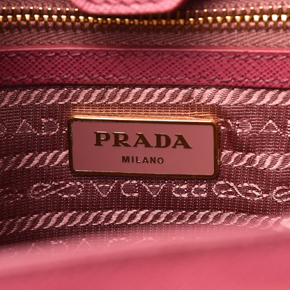 Prada Saffiano Lux Medium Tote Peonia 8 of 9