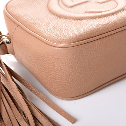 Gucci Pebbled Calfskin Small Soho Disco Bag Camelia 5 of 10