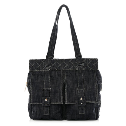 Chanel Denim CC Double Pocket Shoulder Bag 1 of 14