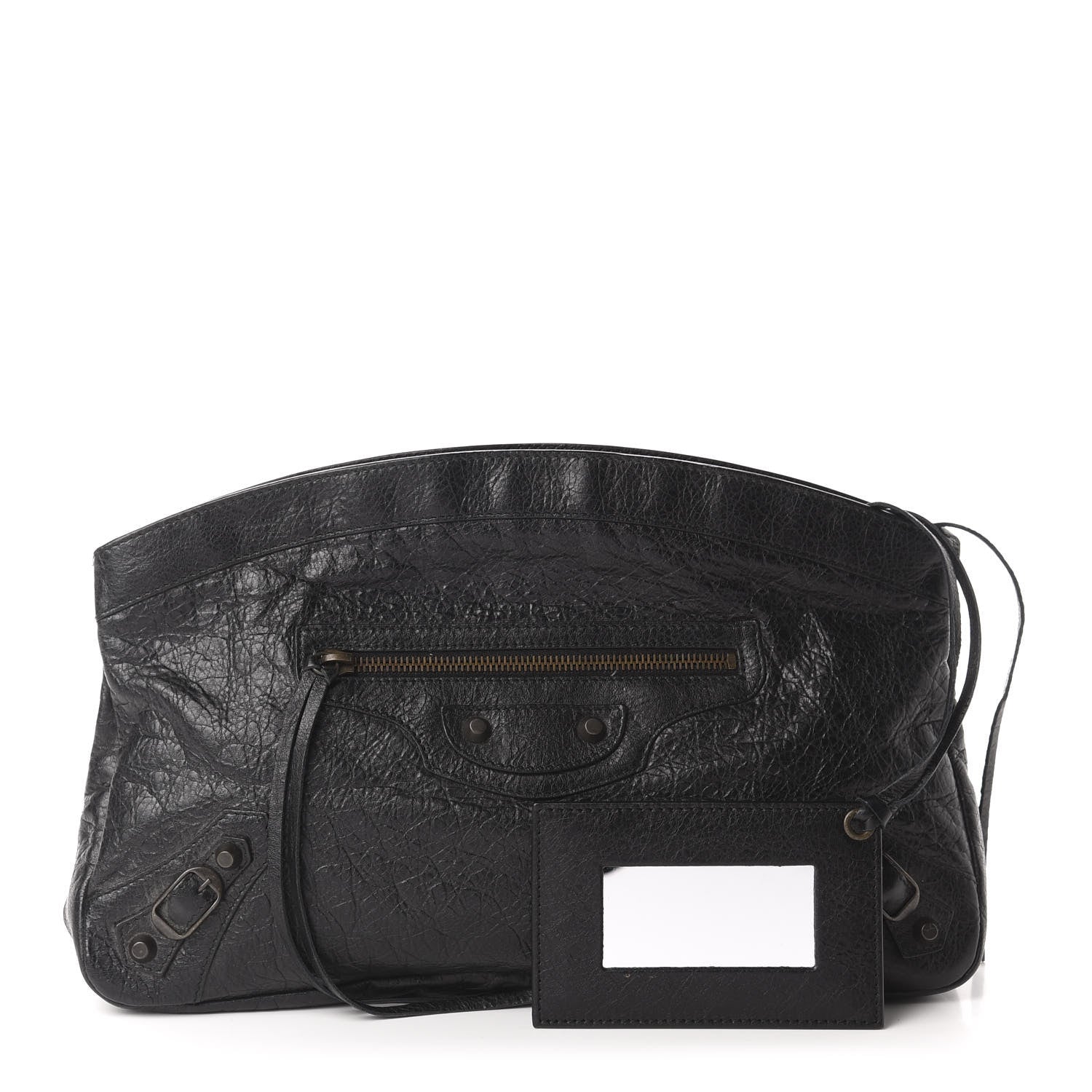 Balenciaga Agneau Classic Hardware Premier Clutch Black 1 of 10