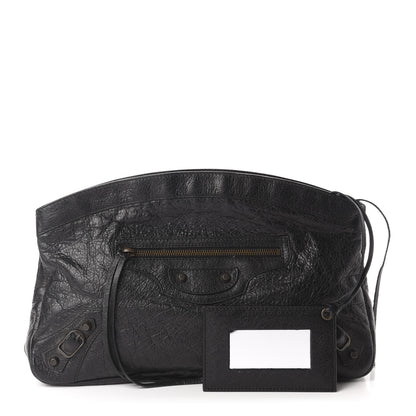 Balenciaga Agneau Classic Hardware Premier Clutch Black 1 of 10