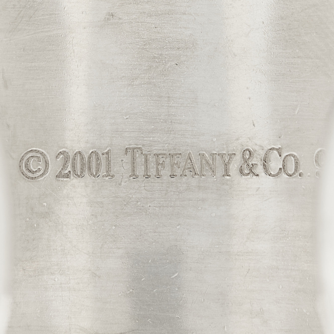 Tiffany Sterling Silver Wide 1837 Cuff Bracelet 4 of 4