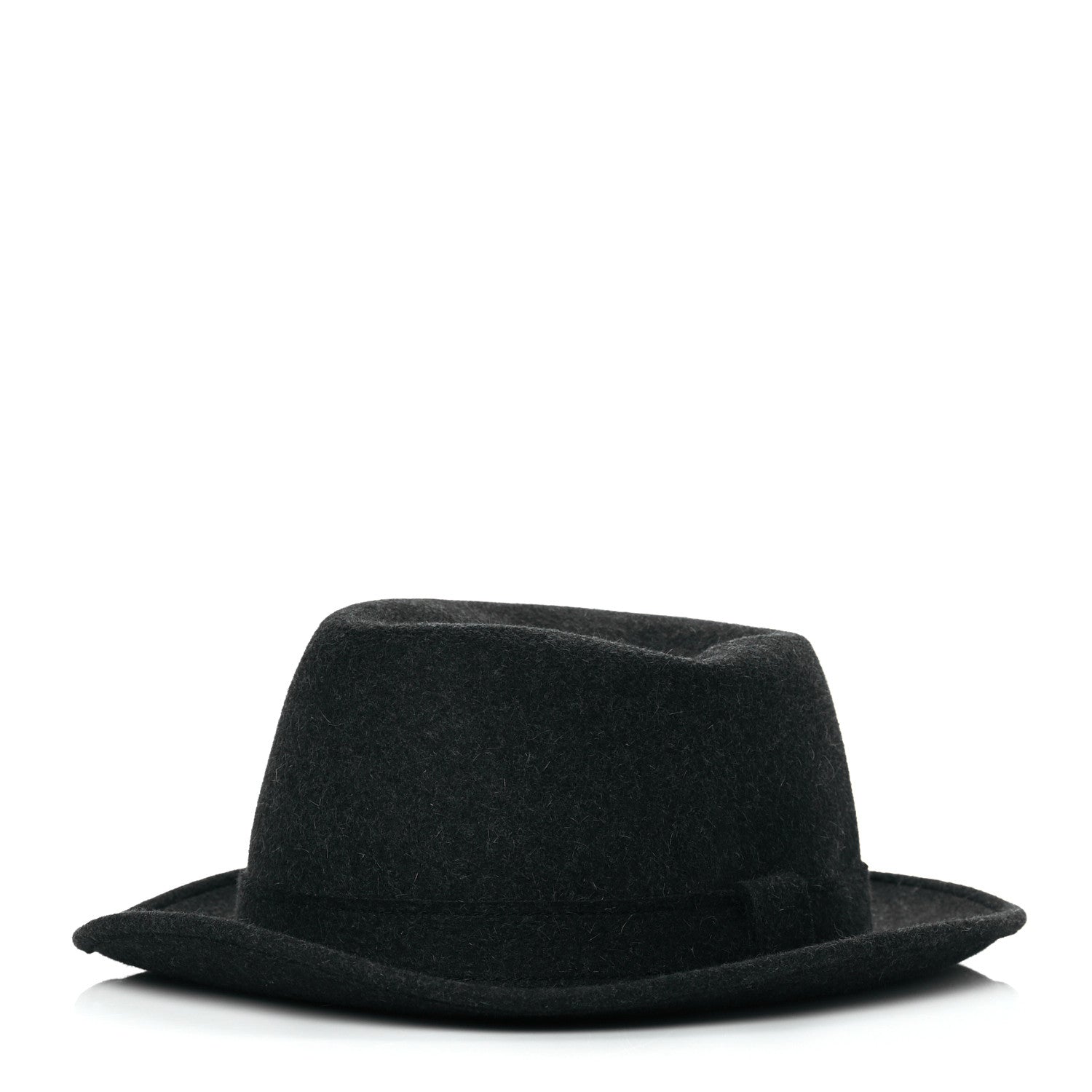 Hermes Felt Mixtes Flandres Hat 60 Gris Anthracite 1 of 8