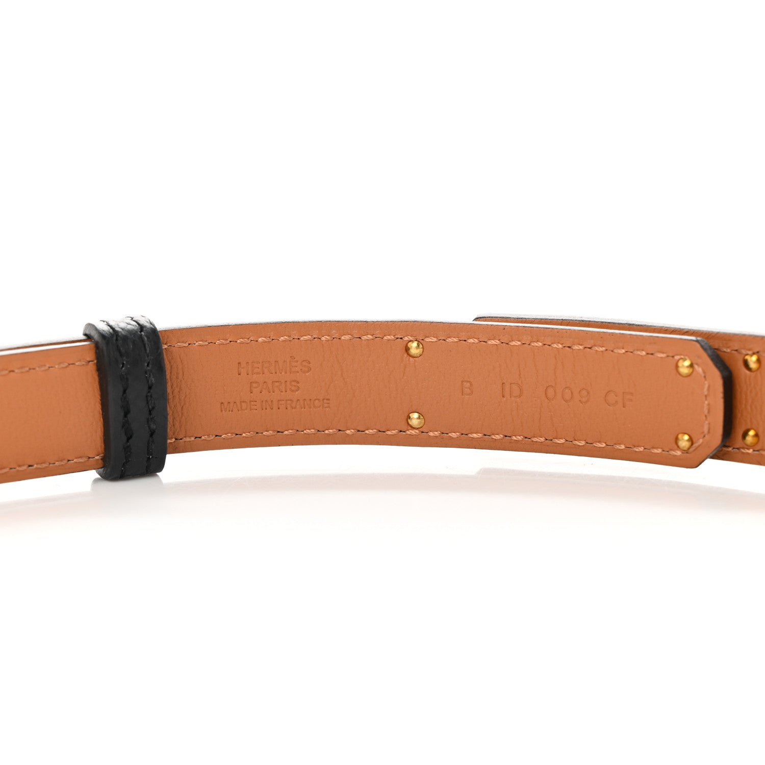 Hermes Epsom Kelly Belt Black 3 of 5