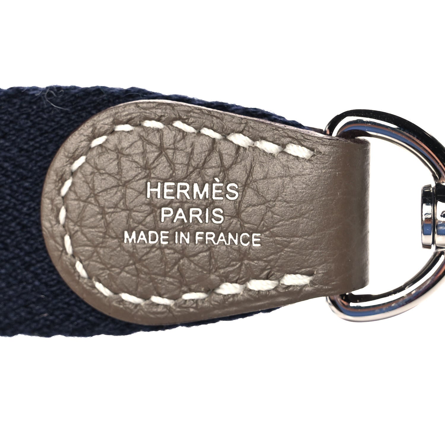 Hermes Taurillon Clemence Amazone Evelyne TPM Etoupe Bleu Indigo 7 of 10