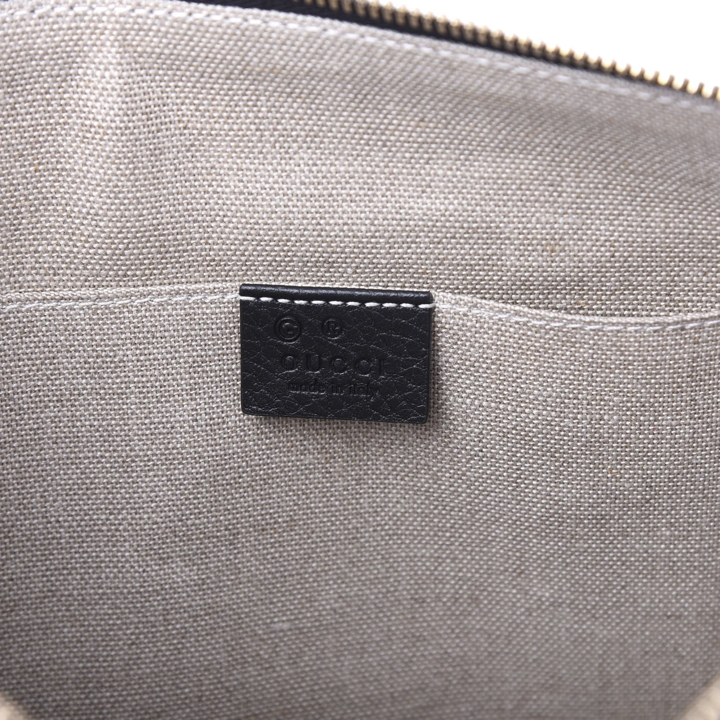 Pebbled Calfskin Large Bamboo Clutch Black