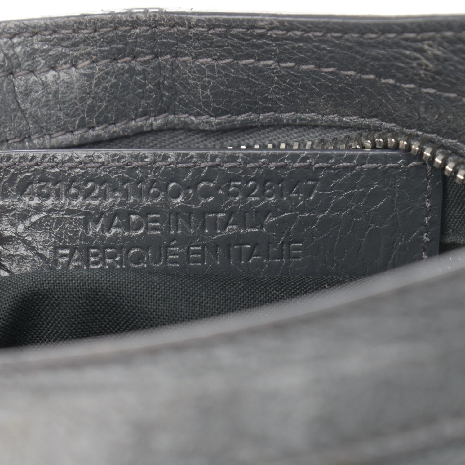 Balenciaga Agneau Classic Silver Hardware S City Gris Fossile 7 of 13