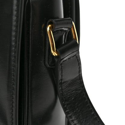 Celine Shiny Calfskin Medium Triomphe Black 15 of 16