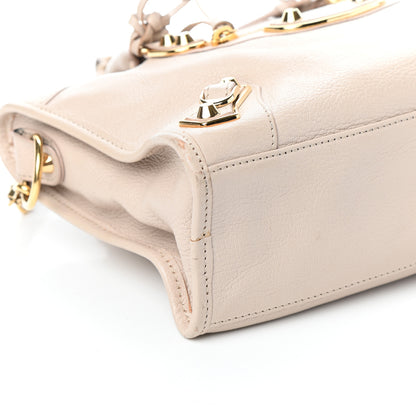 Balenciaga Chevre Gold Metallic Edge Hardware S City Beige Praline 7 of 8