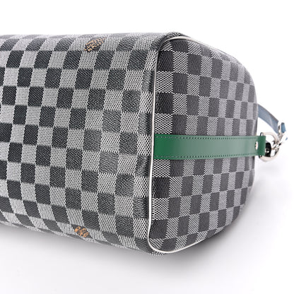 Louis Vuitton Damier Speedy Bandouliere 30 Black White 9 of 11