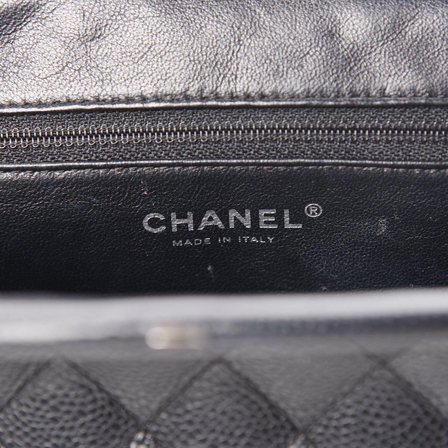 Chanel Caviar Quilted Timeless Clutch Black 6 of 9